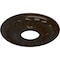 Ekena Millwork Blackthorn Ceiling Medallion (Fits Canopies up to 4 7/8"), 11 3/4"OD x 3 5/8"ID x 1"P, Bronze CM11BLBZS - alternate 5